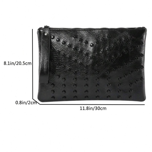 🆕 Faux Leather Wristlet Clutch Wallet Purse - Picture 5 of 10